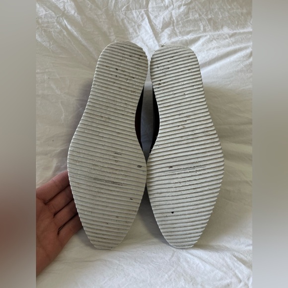 Women's Burgundy Slip-On Loafers - Picture 5 of 9